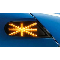 Dynamisch knipperlicht Engelse Vlag MKII MINI Cooper R55 R56 R57 R58 R59 2006-2014