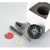 Exclusief Alfa Romeo Klokje | Verlicht | Inclusief Doosje & Auto Bevestigingsset