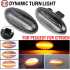 Dynamisch knipperlicht WIT Peugeot 307 206 407 107 607 Citroen C1 C2 C3 C5