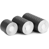 3D Carbon look tape instaplijsten bescherming 7m. x 5cm. 