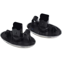 Dynamisch knipperlicht WIT Peugeot 307 206 407 107 607 Citroen C1 C2 C3 C5