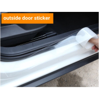 Transparante deur en dorpel beschermtape 50mm breed