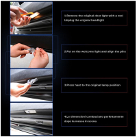 Engelse vlag Logo Projector - Portier voertuigverlichting - Auto deur verlichting - Set van 2 - Portierverlichting - MINI Cooper