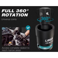  20 delige 1/4,  3/8,  1/2 slagdop verloop en adapter set