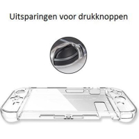 Behuizing transparant beschermhoes case geschikt voor Nintendo Switch