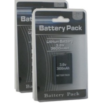 Batterij accu voor PSP 1000 serie 3600mAh 2 pack