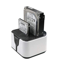 Alles-in-1 HDD Docking 2.5 en 3.5 aluminium