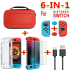 6in1 Nintendo Switch case opbergtas + bescherming