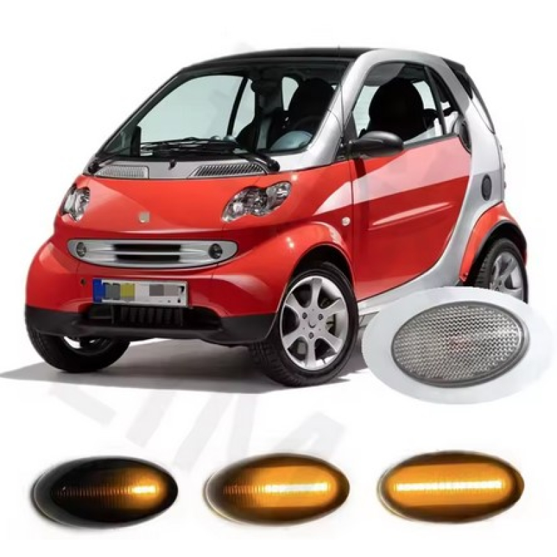 Dynamisch knipperlicht ZWART Smart for Two W450 & W452