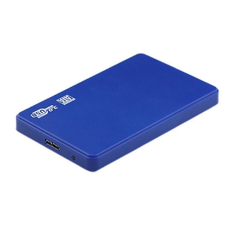 Blauwe Plug and Play SSD / HDD 2.5 externe harde schijf behuizing