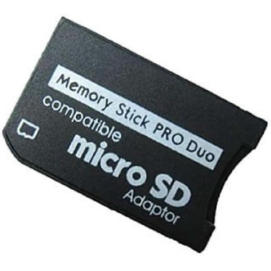 Micro SD to MS Pro Duo memory card adapter for Sony PSP 1000, 2000 & 3000 handheld consoles