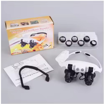 Bril met vergrootglas 