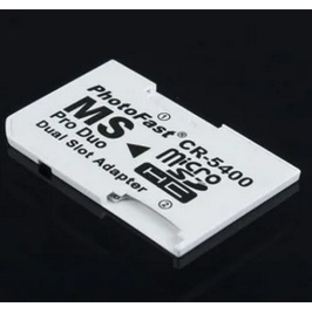 CR 5400 Photofast voor PSP Dual Tf Micro SD kaart naar 2x 32GB Micro SD