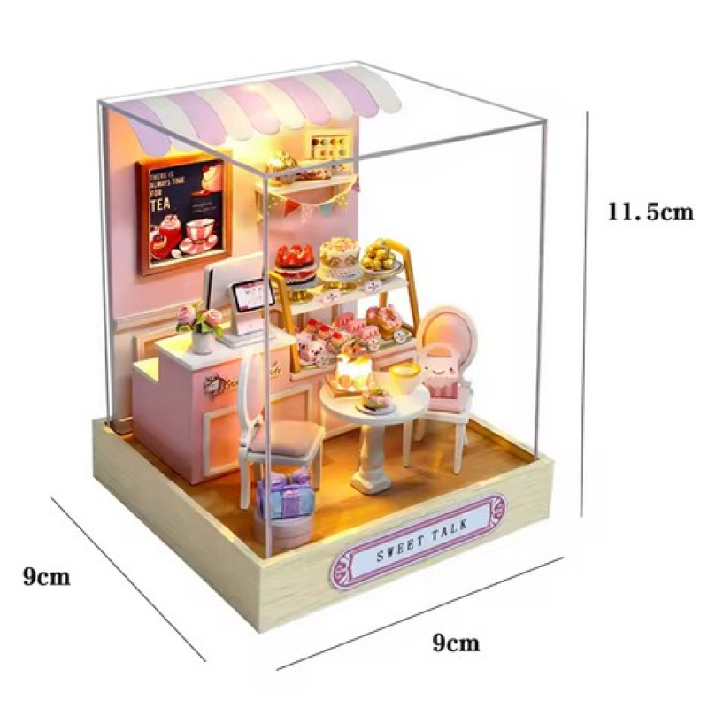 Miniatuurhuisje bouwpakket Uitvoering Sweet Talk