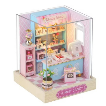 Nieuwste rage !! Mini poppenhuisjes met verlichting.