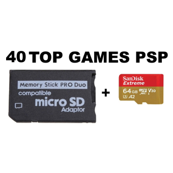 Micro SD met 40 toptitels voor PSP