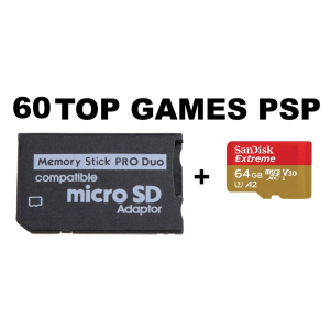 Micro SD met 60 toptitels voor PSP