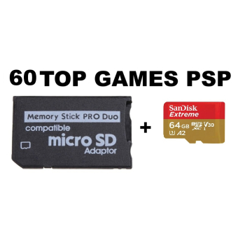 Micro SD met 60 toptitels voor PSP