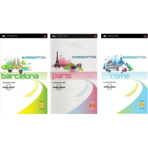 PSP Passport Barcelona, Paris en Rome (set van 3) PSP Passport Barcelona, Paris en Rome (set van 3)