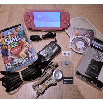 PSP 1004 roze | Complete Set | Nieuwstaat | + game
