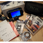 Japanse PSP 1000  zwart  complete set met doos en tas