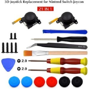 21 In 1 Analoge reparatieset  geschikt voor Nintendo Switch