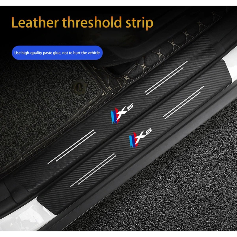 BMW X5 dorpel bescherm sticker 4 deurs