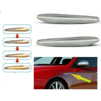 Dynamisch knipperlicht WIT voor Alfa Romeo 159 / Brera / Spider