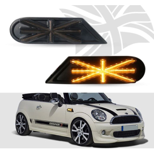 Dynamisch knipperlicht Engelse Vlag MKII MINI Cooper R55 R56 R57 R58 R59 2006-2014 Dynamisch knipperlicht Engelse Vlag MKII MINI Cooper R55 R56 R57 R58 R59 2006-2014
