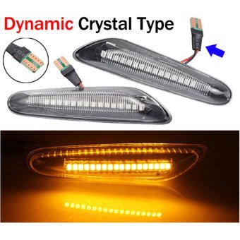 Dynamisch knipperlicht WIT BMW E90 E91 E92 E93 E60 E87 E82 E46 STEKKER AANSLUITING