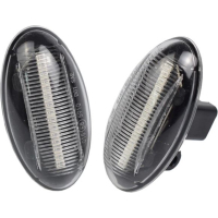 Dynamisch knipperlicht WIT Peugeot 307 206 407 107 607 Citroen C1 C2 C3 C5