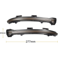 Dynamisch knipperlicht ZWART voor VW Golf 7 2012-2018