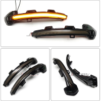 Dynamisch knipperlicht ZWART in spiegel voor VW Golf 8 2020-2021