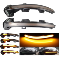 Dynamisch knipperlicht ZWART in spiegel voor VW Golf 8 2020-2021