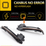 Dynamisch knipperlicht ZWART AUDI A3 / A4 / A5 / RS3, 4, 5