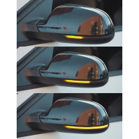 Dynamisch knipperlicht ZWART AUDI A3 / A4 / A5 / RS3, 4, 5