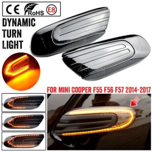 Dynamisch knipperlicht ZWART Mini Cooper One F55 F56 F57 Dynamisch knipperlicht ZWART Mini Cooper One F55 F56 F57