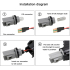 Dynamisch knipperlicht ZWART Ford Focus 2, Focus 3 en Mondeo 4