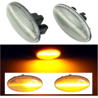 Dynamisch knipperlicht WIT Voor Toyota Aygo / C1/ Peugeot 107
