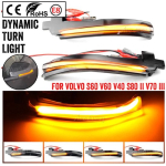 Dynamisch knipperlicht ZWART Volvo V40 Cc Ii V60 S60 2011-2018 S80 V70