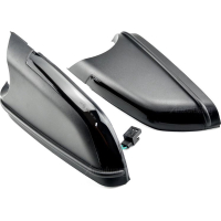 Dynamisch knipperlicht ZWART in spiegel VW Polo MK4 9N 2005-2009 Voor Skoda Octavia MK2 1Z 2004-2010