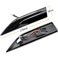 Dynamisch knipperlicht ZWART VW Transporter T6 Caddy