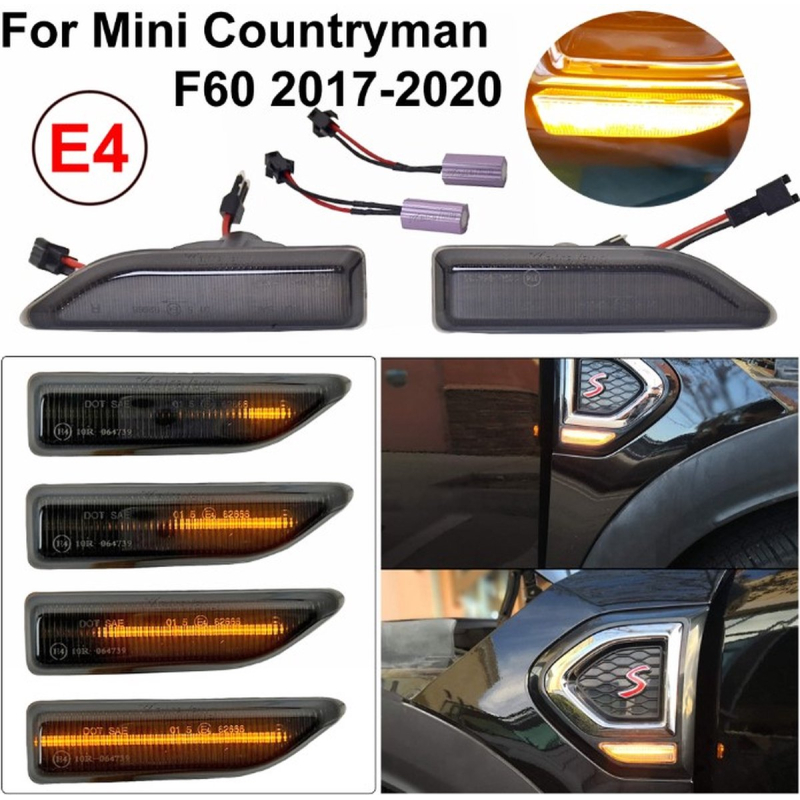 Dynamisch knipperlicht ZWART Mini Countryman F60 2017-2020