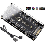 Republic of Gamers fan controller 10 voudig 5V 3pins AURA RGB