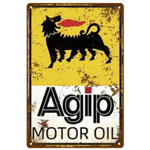 AGIP Motor Oils Retro Bord