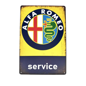 Alfa Romeo service Retro Bord