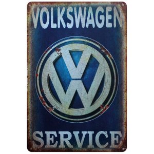 Volkswagen service Retro Bord Volkswagen service Retro Bord