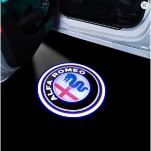 Alfa Romeo Logo Projector - Portier voertuigverlichting - Auto deur verlichting - Set van 2 - Portierverlichting