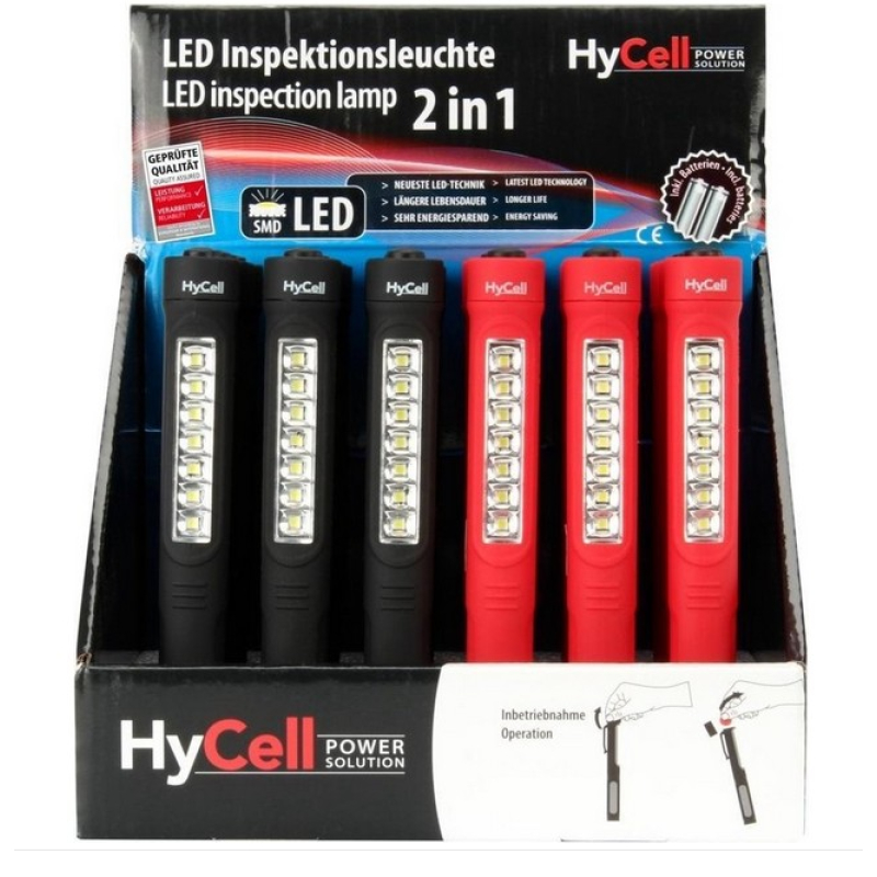 HyCell Inspectie LED zaklamp 2in1 1600-0084 magnetisch