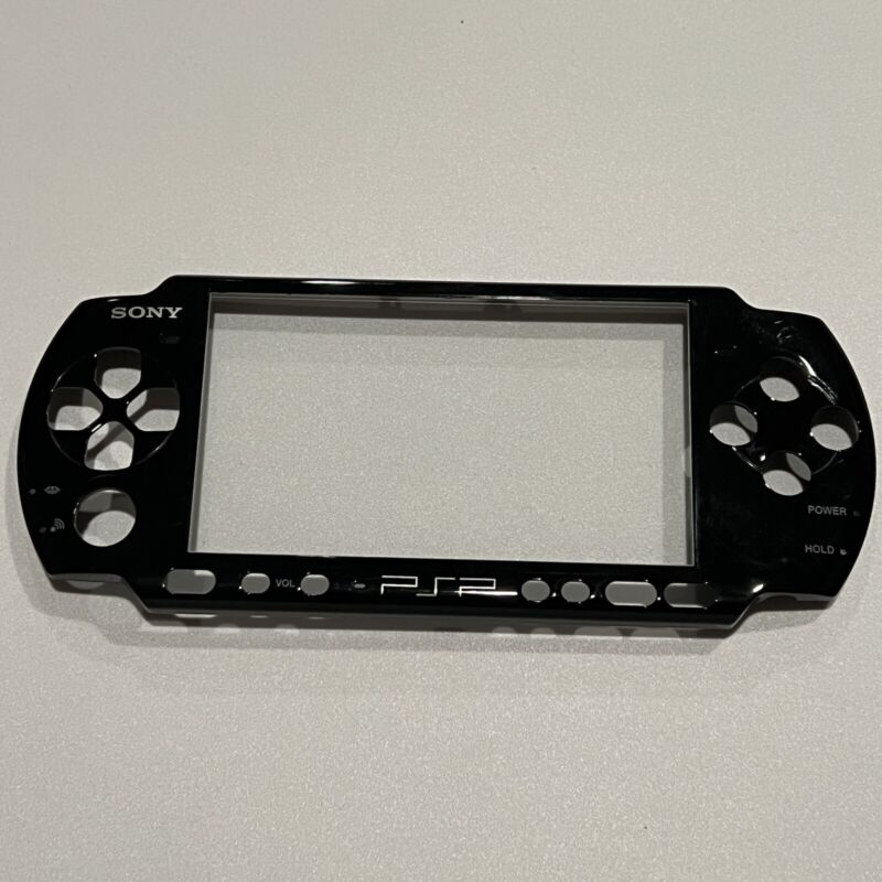 Origineel PSP 3000 Front | Zwart | Met Tekst en Logo's